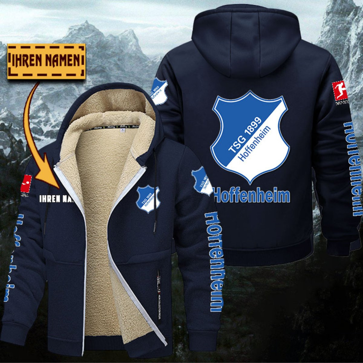 TSG Hoffenheim Gefütterte Kapuzenjacke