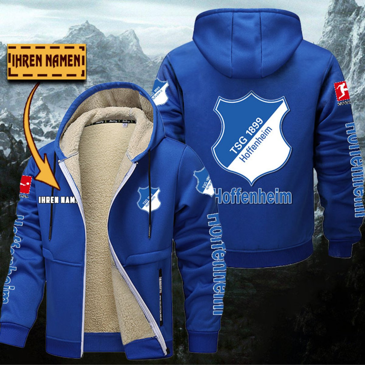 TSG Hoffenheim Gefütterte Kapuzenjacke – Bild 7