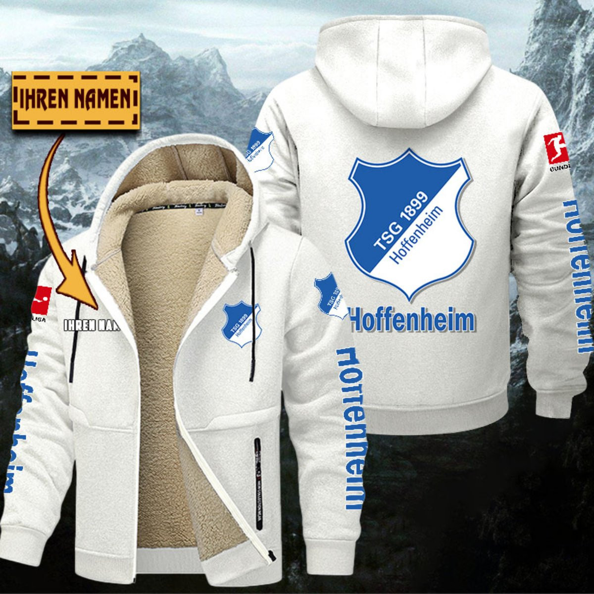 TSG Hoffenheim Gefütterte Kapuzenjacke – Bild 8