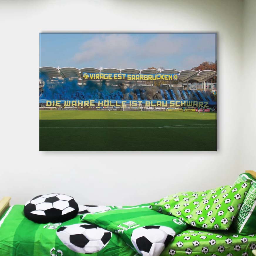 1. FC Saarbrücken Spielfeld Ludwigspark Stadion 5 Leinwandbilder – Bild 4