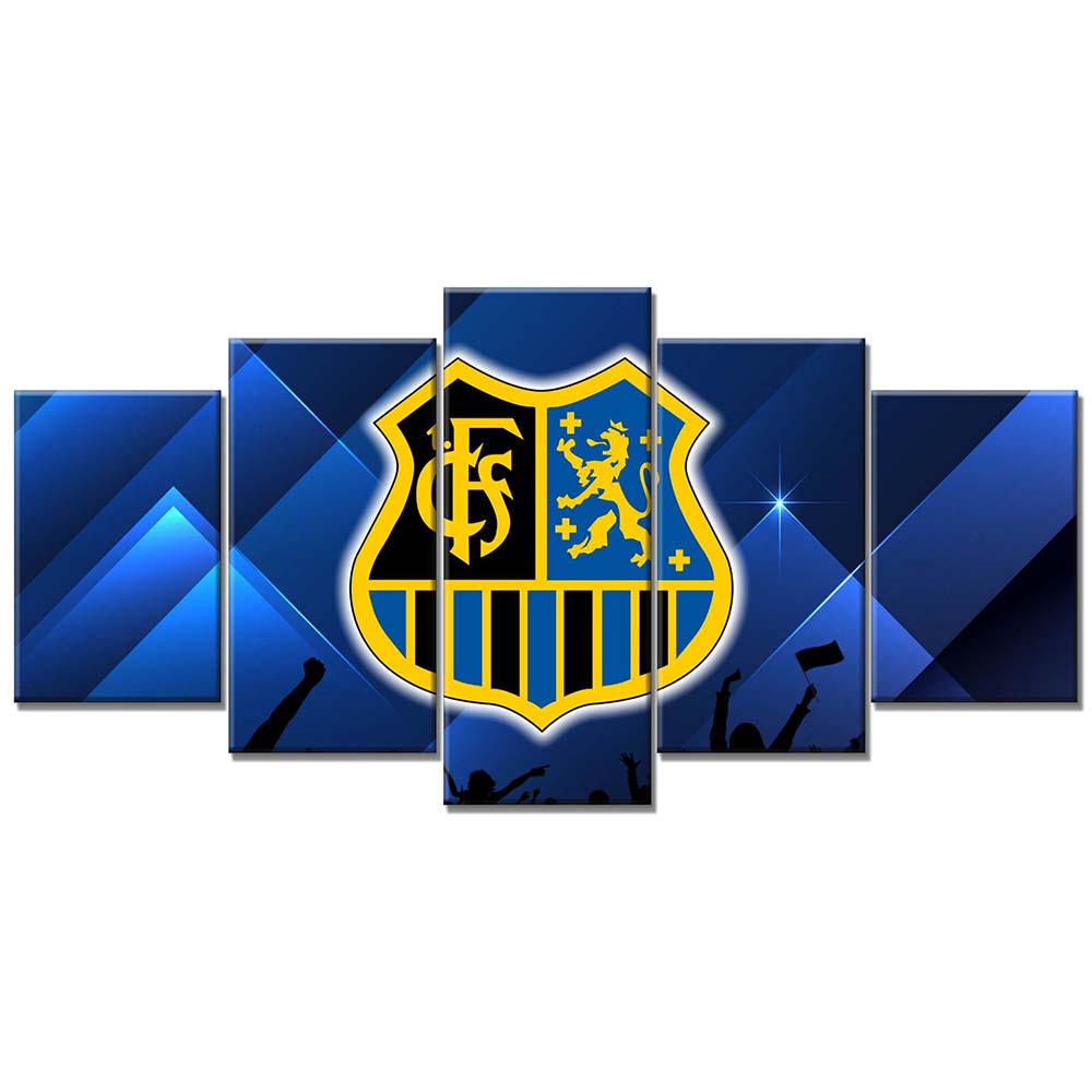 1. FC Saarbrücken Spielfeld Glücklicher Fan Leinwandbilder