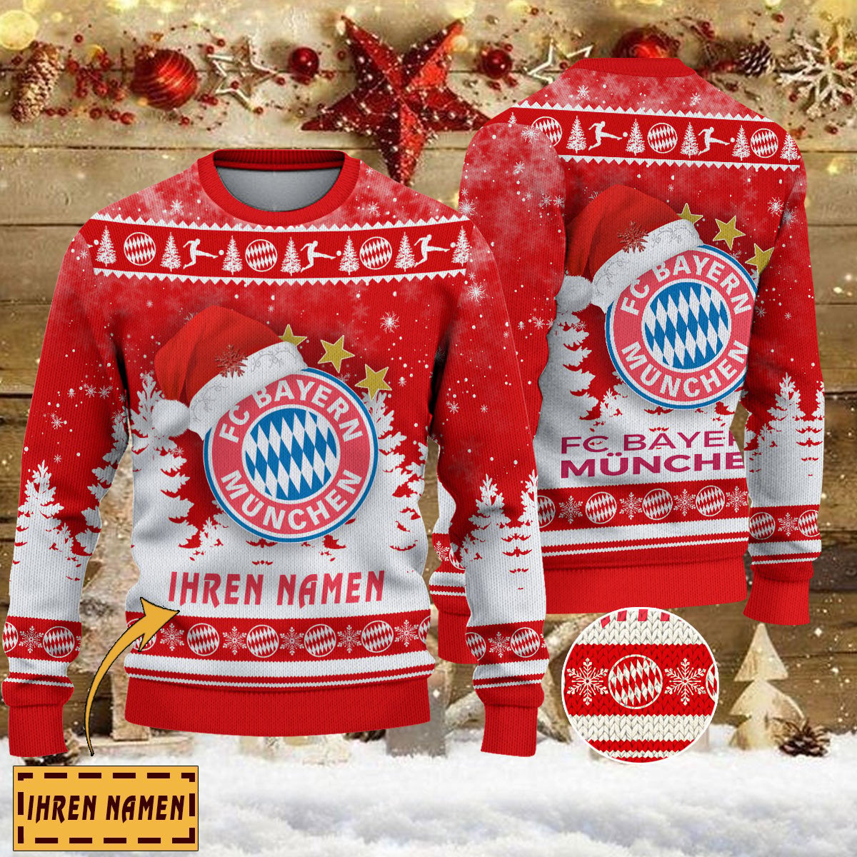 Weihnachtspullover Bayern München – Ugly Christmas Sweater