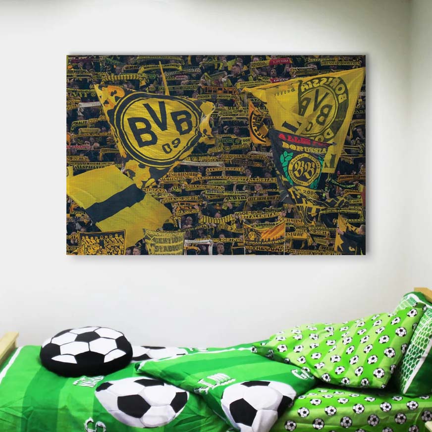 Borussia Dortmund Stadion Signal Iduna Park 03 BVB Leinwandbilder – Bild 4
