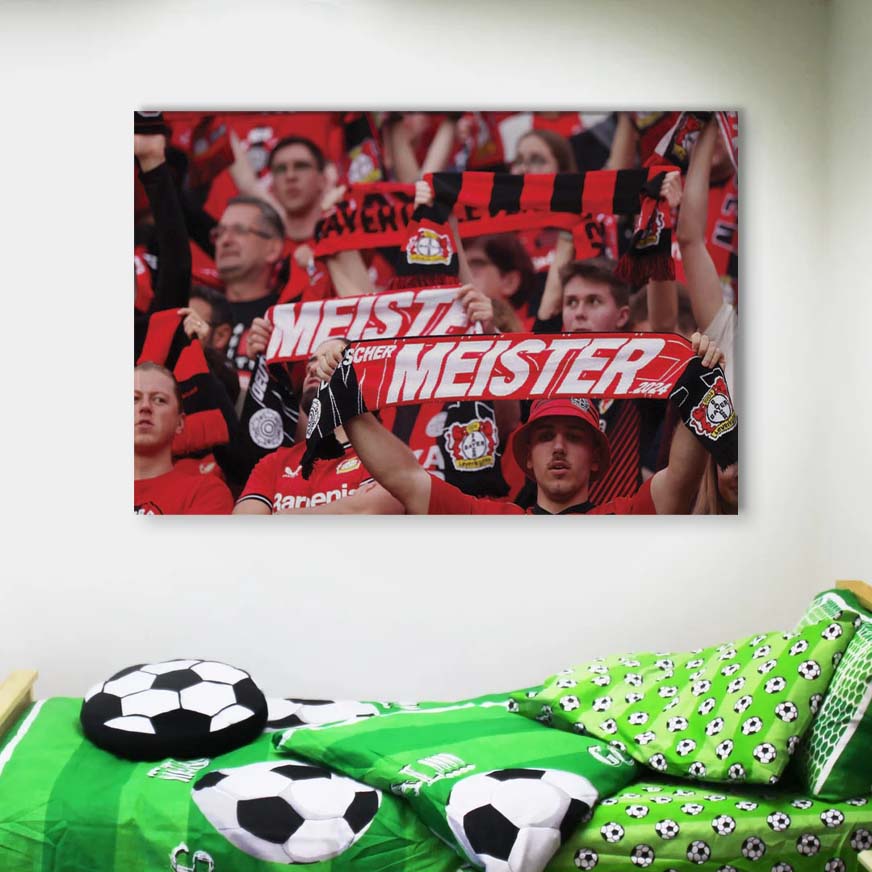 Bayer 04 Leverkusen BayArena Fans B04 Leinwandbilder – Bild 4
