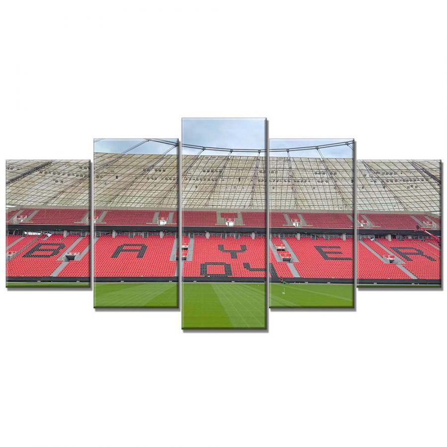 Bayer 04 Leverkusen BayArena Spielfeld 4 B04 Leinwandbilder – Bild 6