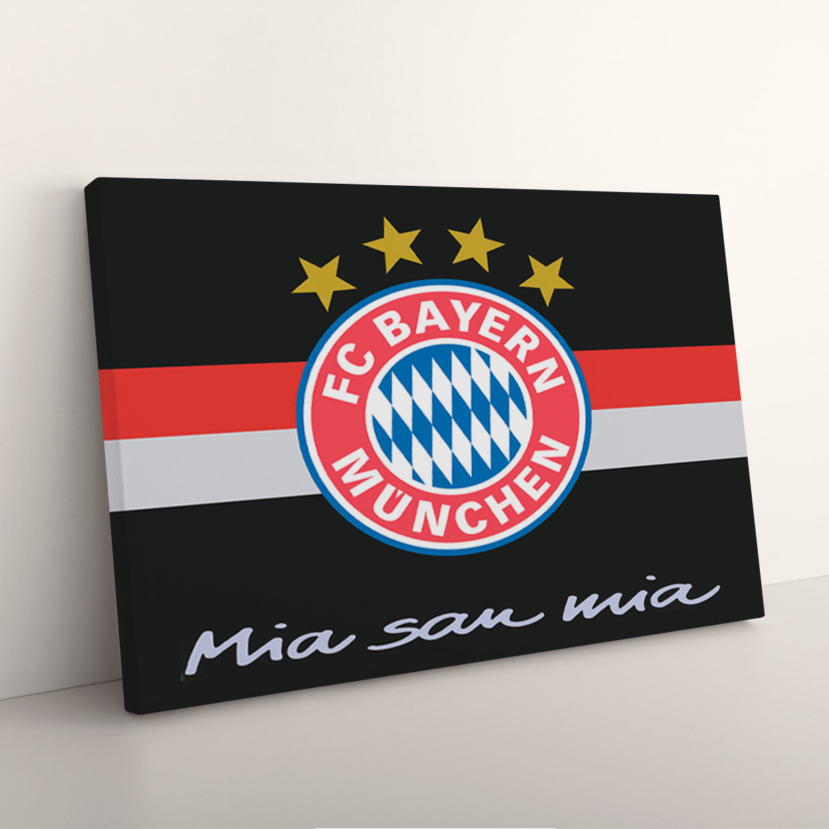 FC Bayern München Mia san mia 1 FCB Leinwandbilder – Bild 3