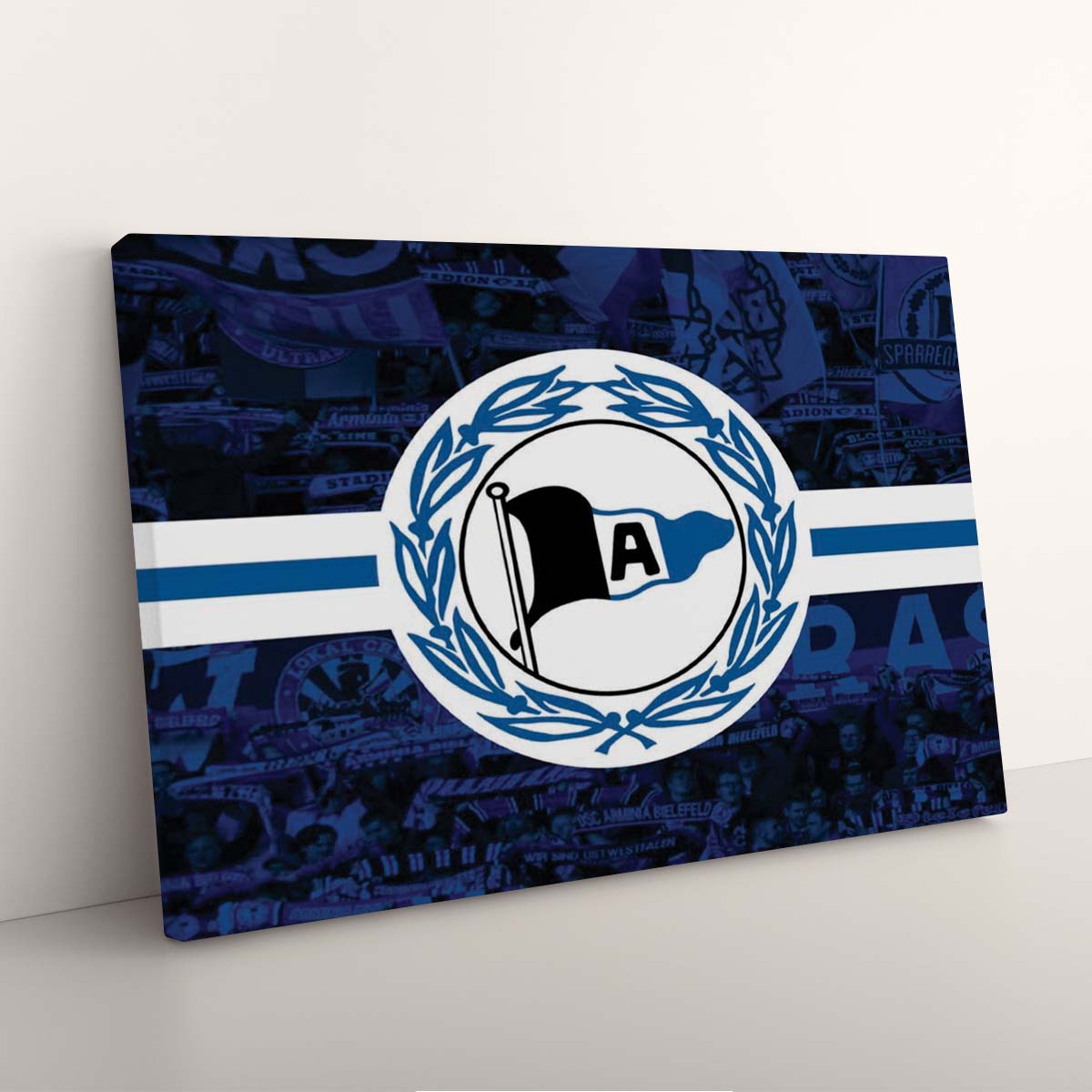 Eintracht Braunschweig Blaue Ziegelwand EBS Leinwandbilder – Bild 3