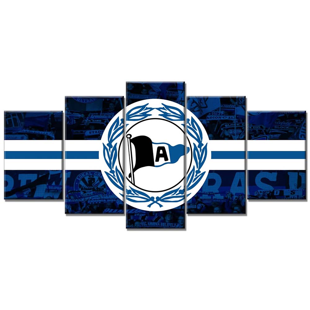 Eintracht Braunschweig Blaue Ziegelwand EBS Leinwandbilder