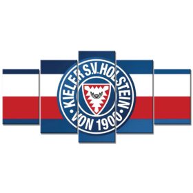 Holstein Kiel FC Kieler SV Holstein 1900 Blauer Hintergrund 07 Leinwandbilder