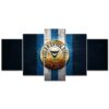Holstein Kiel FC Kieler SV Holstein 1900 Blaues Metall Leinwandbilder