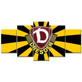 SG Dynamo Dresden Gelb-Schwarz Leinwandbilder