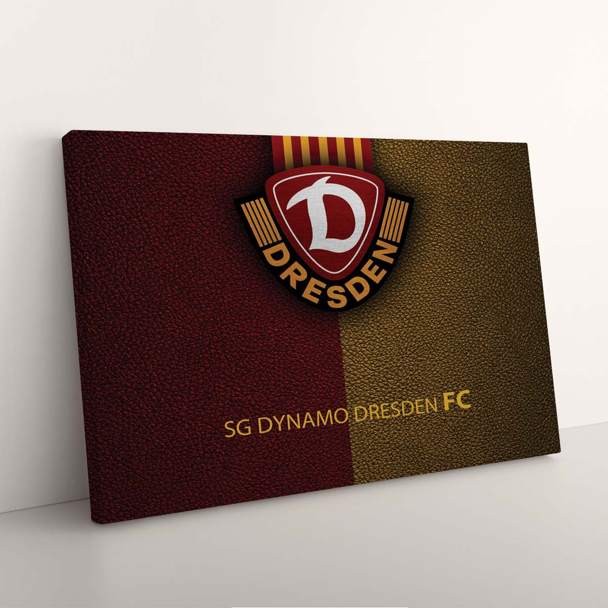 SG Dynamo Dresden Gelbes Leder Leinwandbilder – Bild 3