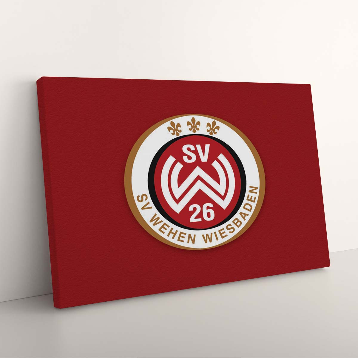 SV Wehen Wiesbaden Roter Hintergrund Leinwandbilder – Bild 3