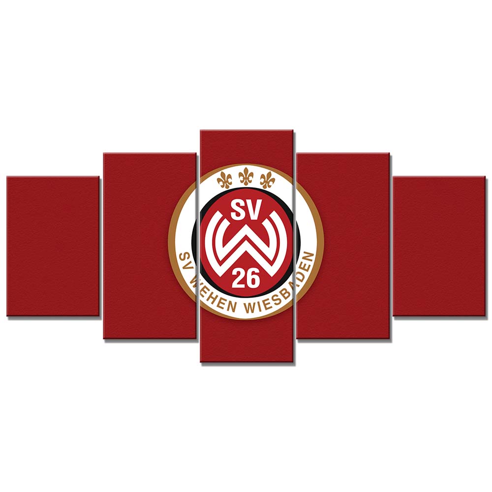 SV Wehen Wiesbaden Roter Hintergrund Leinwandbilder