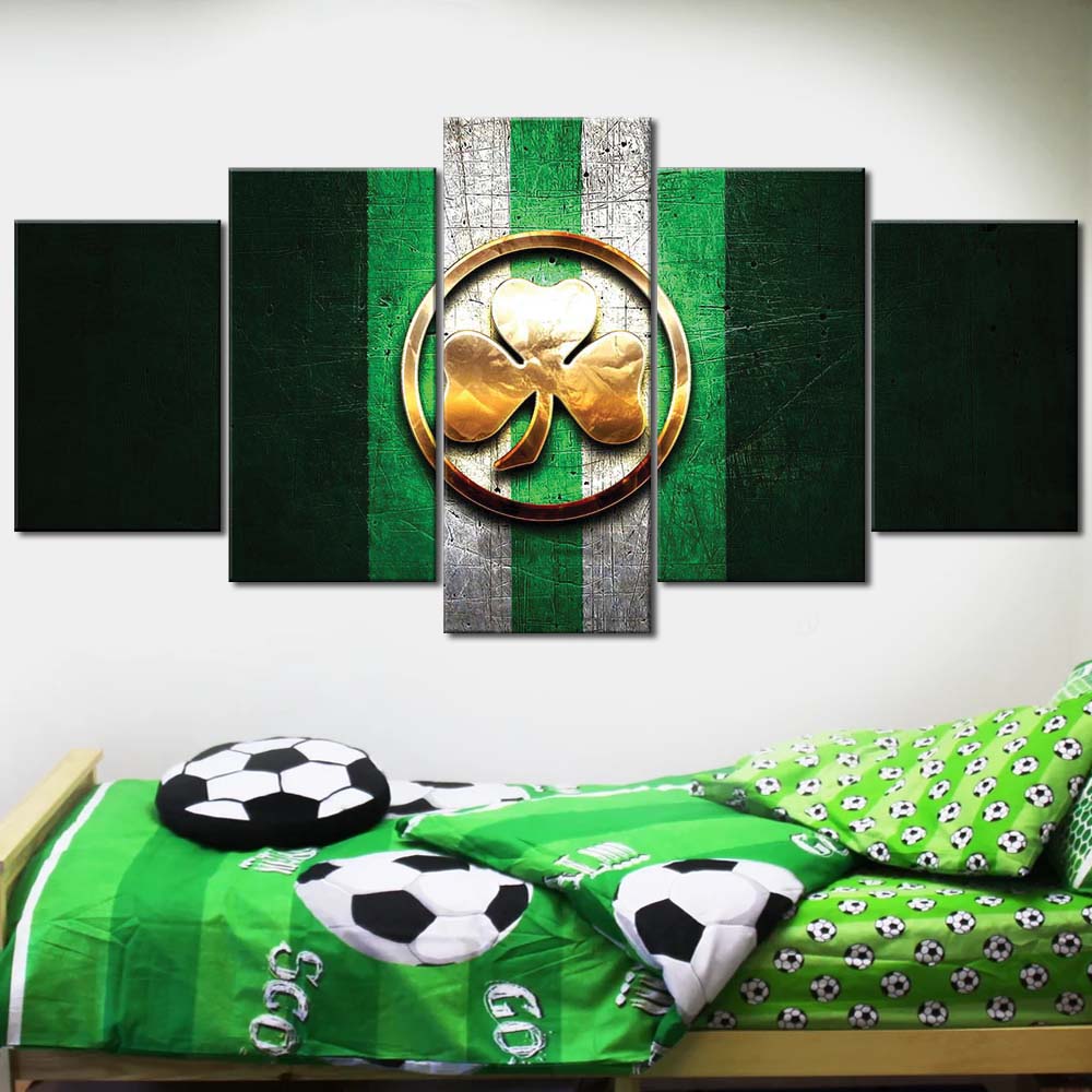 SpVgg Greuther Fürth Grünes Metall Leinwandbilder – Bild 2