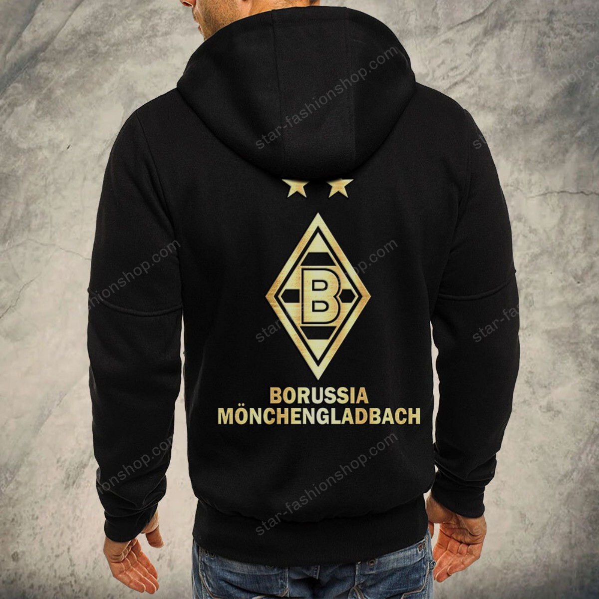 Borussia Mönchengladbach Kapuzensweatjacke – Bild 3