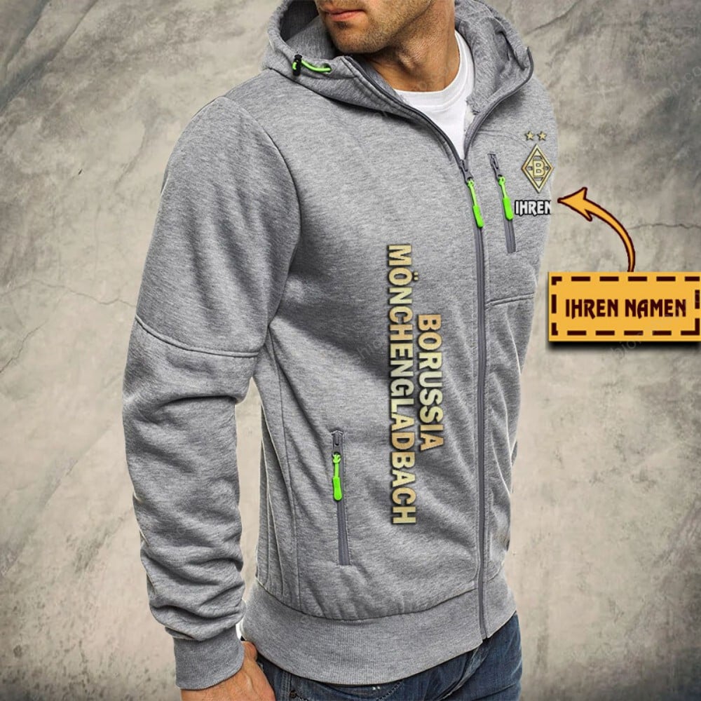 Borussia Mönchengladbach Kapuzensweatjacke – Bild 6