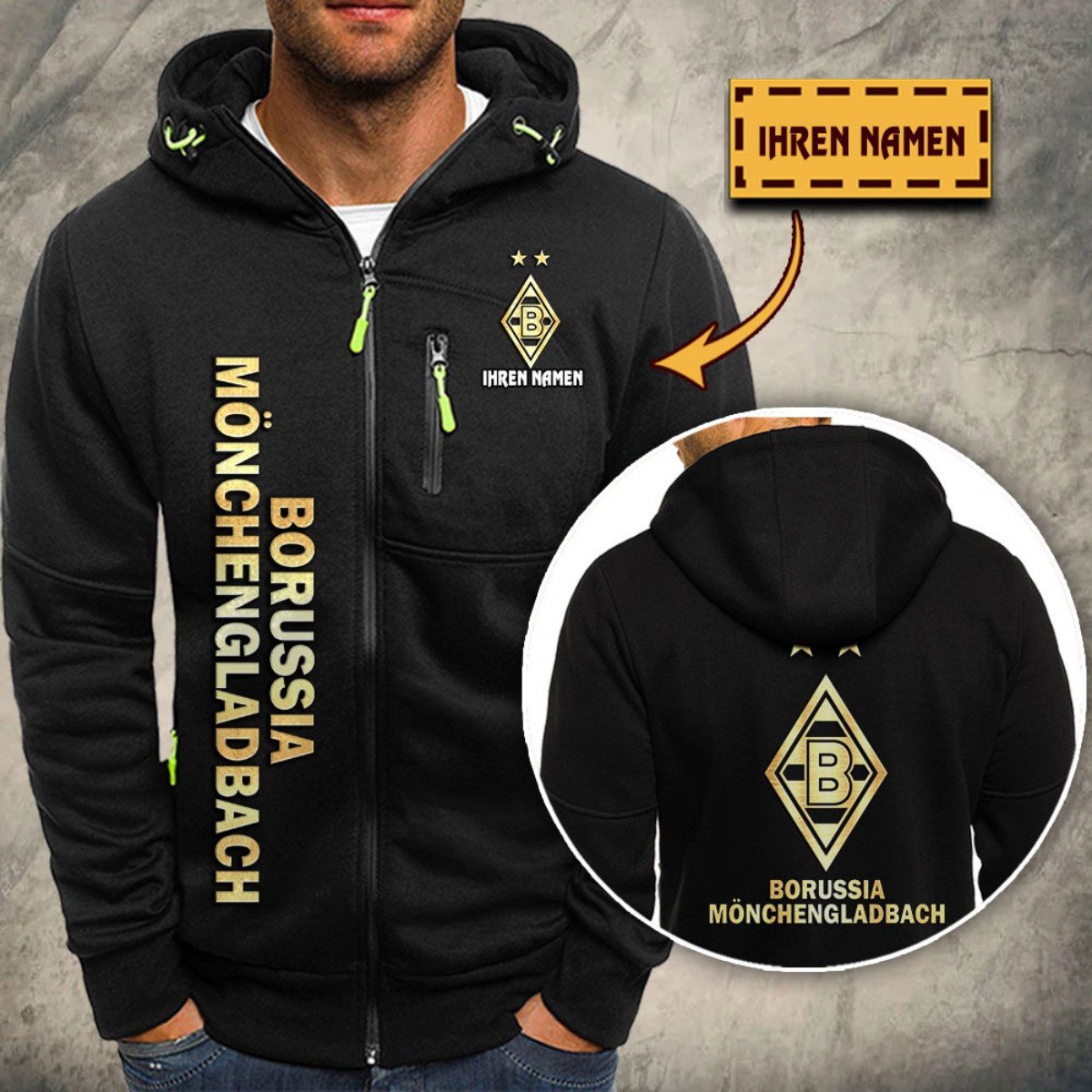 Borussia Mönchengladbach Kapuzensweatjacke