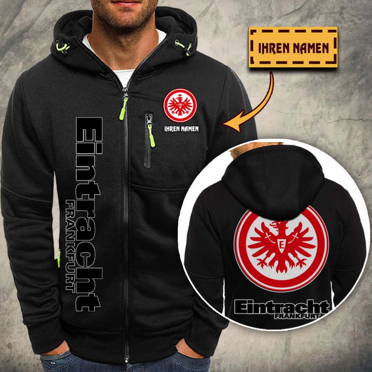 Eintracht Frankfurt Kapuzensweatjacke