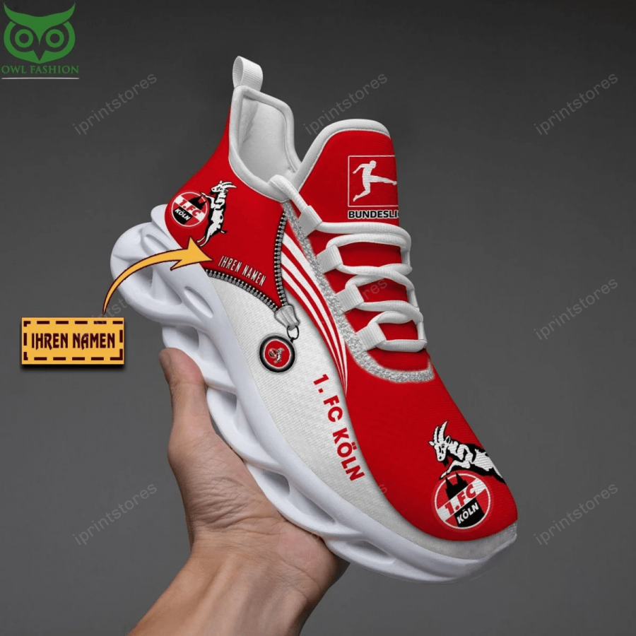 FC Köln Reißverschlussmuster Schuhe – Bild 3