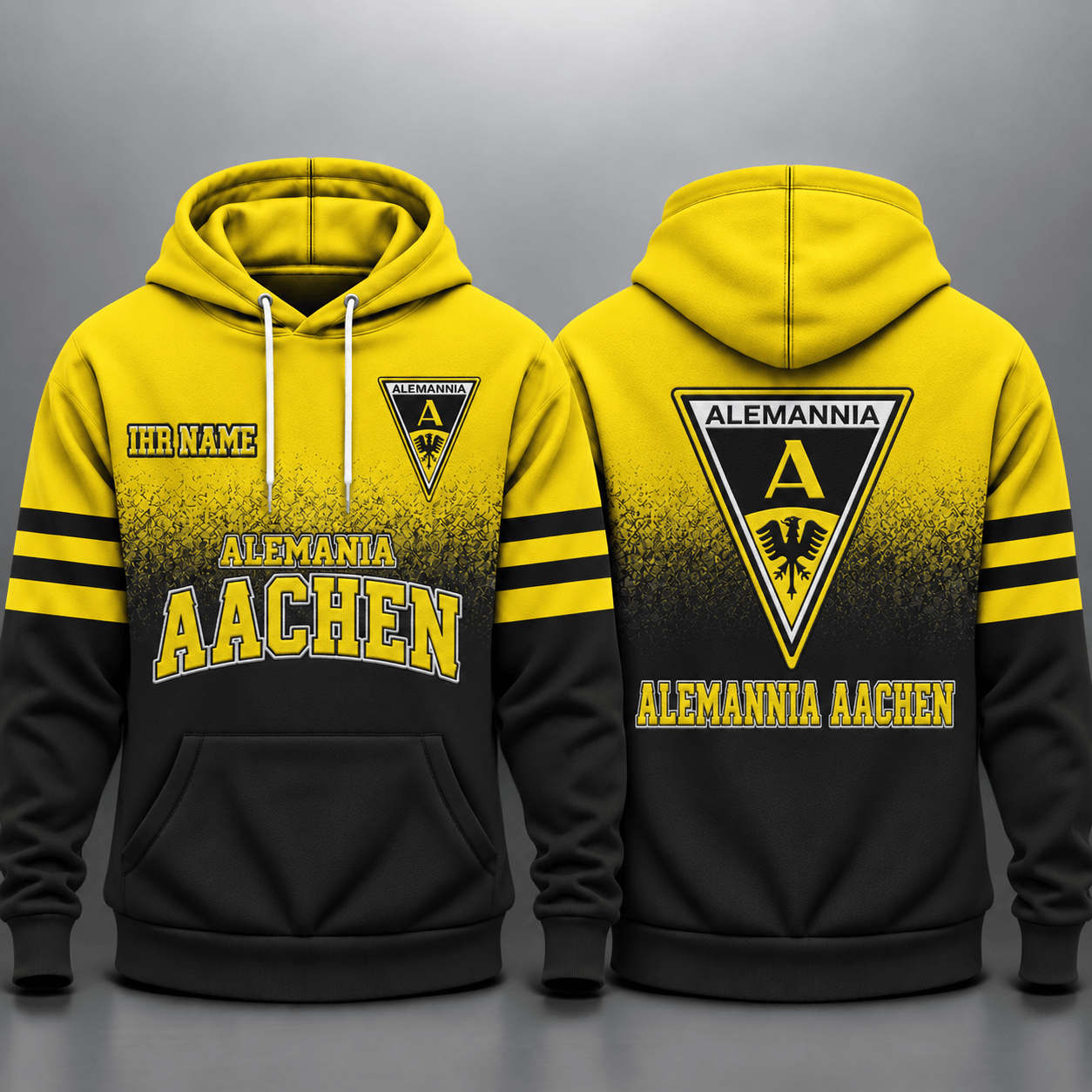 Alemannia Aachen Kapuzensweatshirt - AAC Ombré Hoodie