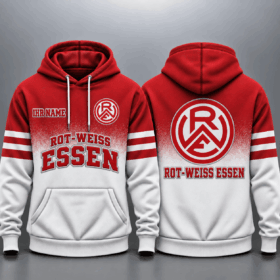 Rot-Weiss Essen Kapuzensweatshirt – RWE Ombré Hoodie