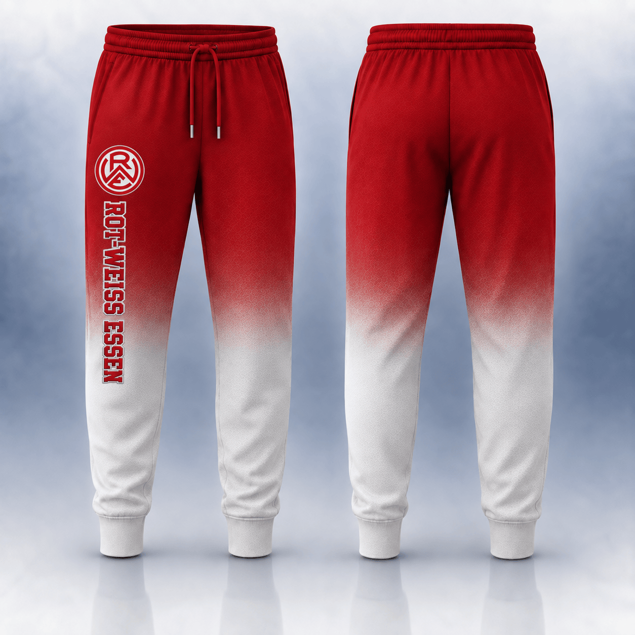 Rot-Weiss Essen Kapuzensweatshirt - RWE Ombré Hoodie – Bild 2