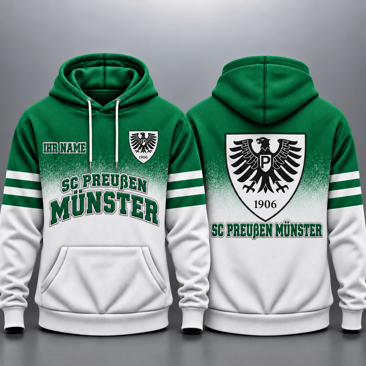 SC Preußen Münster Kapuzensweatshirt - SCPM Ombré Hoodie