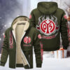 1. FSV Mainz 05 Gefütterte Kapuzenjacke - M05 Samt Zip-Hoodie